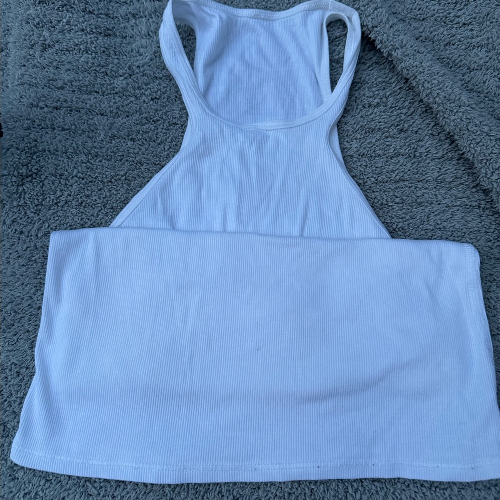 Lululemon White Ribbed Tank - Picture 6 of 10